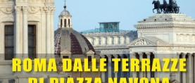 Roma dalle terrazze di Piazza Navona
