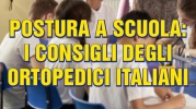 Postura a scuola: i consigli degli ortopedici italiani