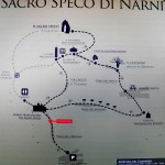 Mappa del Sacro Speco di San Francesco nei pressi di Narni