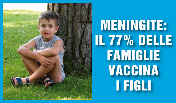 Meningite: il 77% delle famiglie vaccina i figli