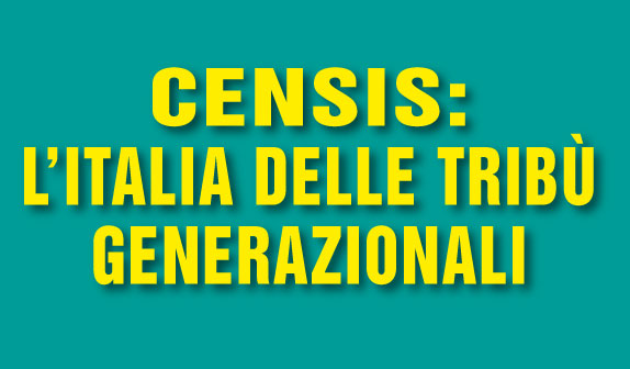 Censis: l’Italia delle tribù generazionali