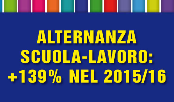 Alternanza Scuola-Lavoro: +139% nel 2015/16