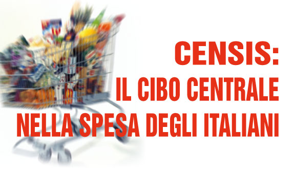 Censis: cibo centrale nella spesa degli italiani